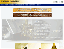 Tablet Screenshot of functionalproducts.com